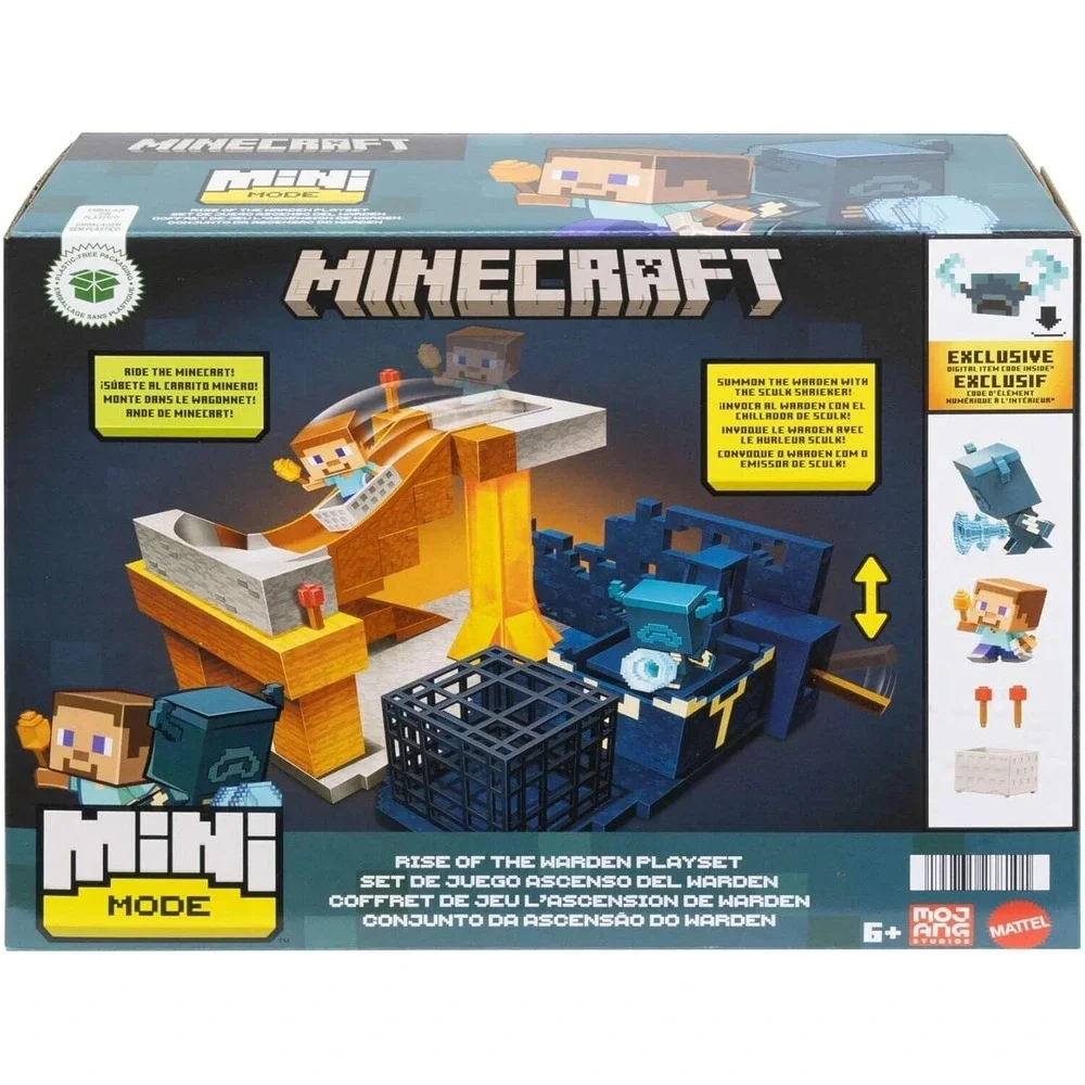 🔥Mattel HXT72 Minecraft Mini Mode Playset Rise of the Warden Set New In Box 🔥